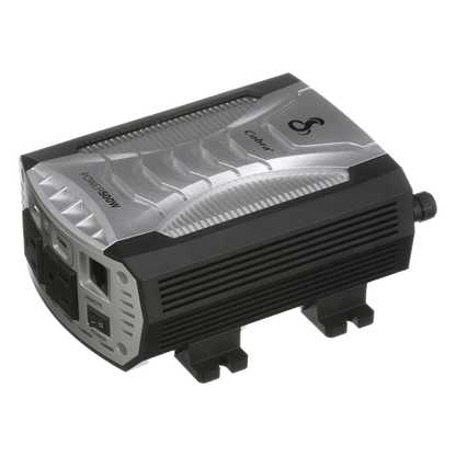 Inversor de Potencia / 500W Continuos / 1000W Pico / 2 Salidas AC GFCI / USB-A y USB-C Carga Rápida / Protección Pentagon / 12V DC a 115V AC