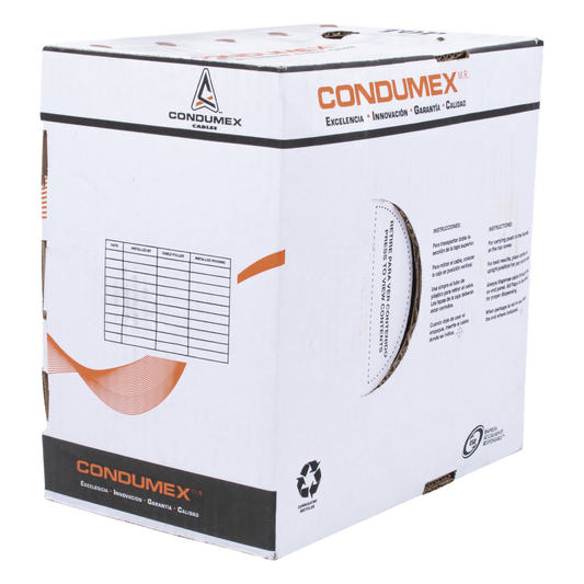 Bobina de 305 Metros (1000 Pies) / Cable de Cobre / 4 x 22 AWG / Tipo Alarmas UL / Para Interior / Color Blanco / Para Aplicaciones de Alarmas de