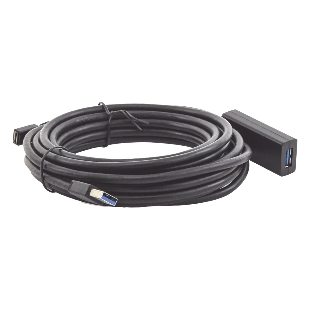 Cable de Extensión Activo USB 3.0 con puerto de alimentación Micro USB / 5 Metros / USB 3.0 a 5Gbps / No requiere controlador / Ideal para