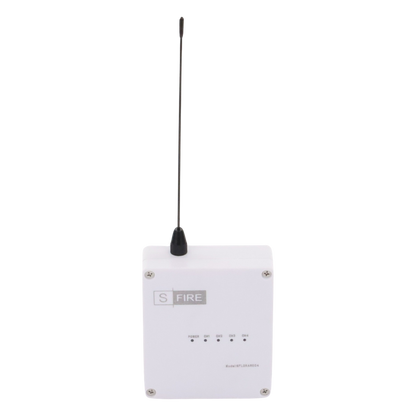 Receptor inalámbrico / 2500 metros de cobertura / 4 salidas de relevador tipo C