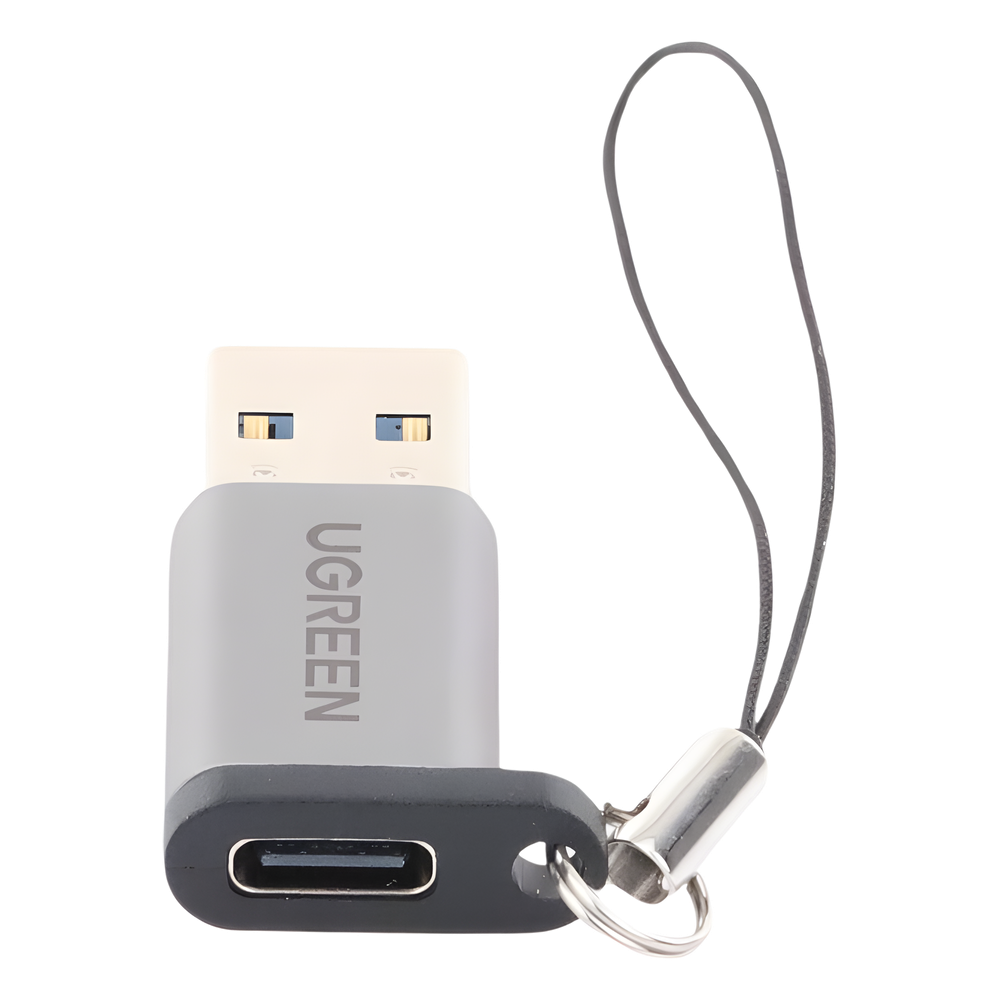 Adaptador USB 3.0 Macho a USB-C 3.1 Tipo C Hembra |Carga y Sincronización de Datos | Admite Corriente de 3A | Transferencia de hasta 5 Gbps | Amplia