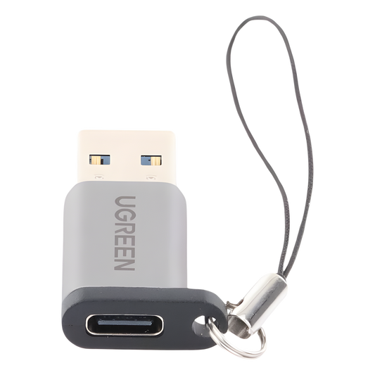 Adaptador USB 3.0 Macho a USB-C 3.1 Tipo C Hembra |Carga y Sincronización de Datos | Admite Corriente de 3A | Transferencia de hasta 5 Gbps | Amplia