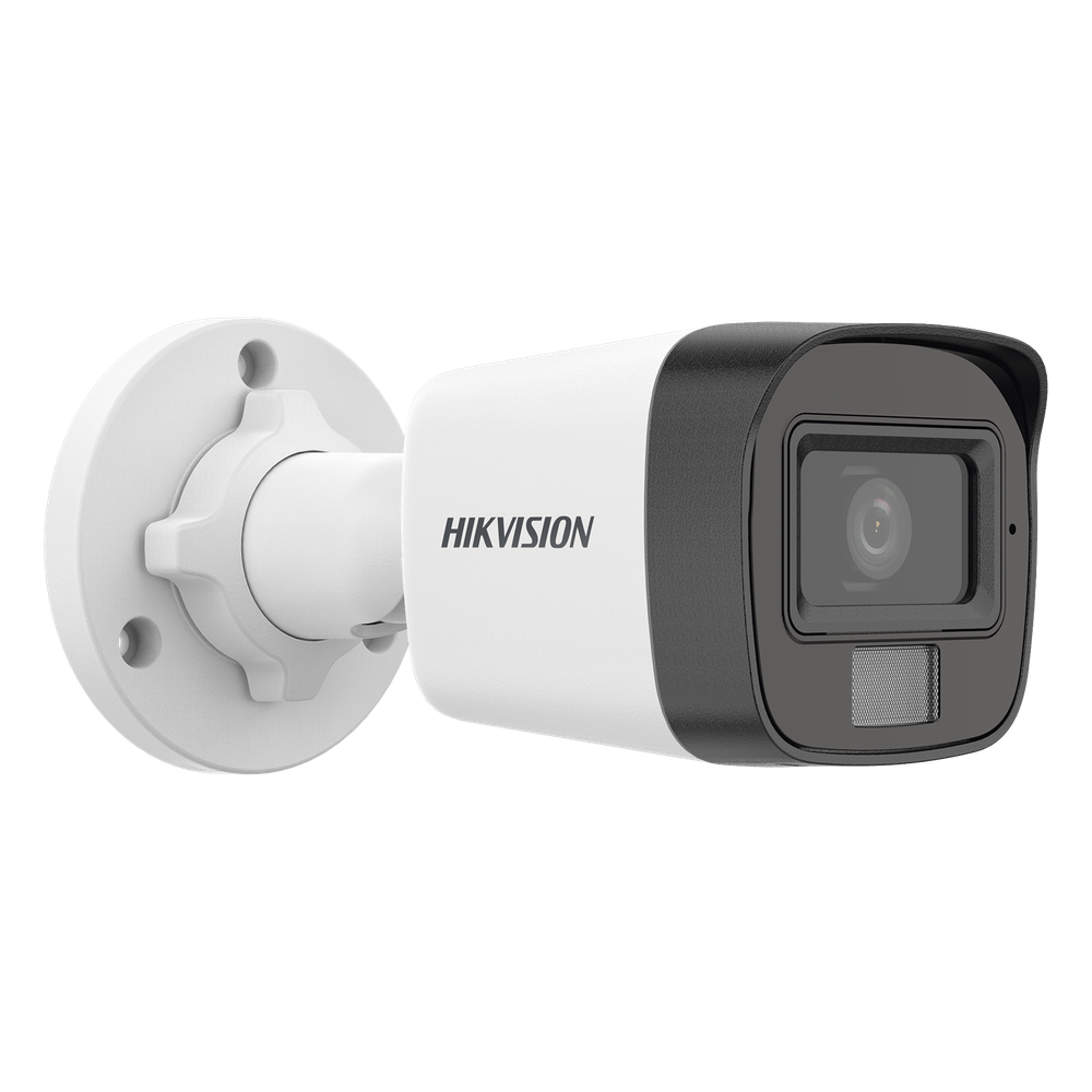 [Dual Light] Bala IP 2 Megapixel (1080p) / Lente 2.8 mm / Ángulo de visión 101° / 20 mts IR + 15 mts Luz Blanca / Micrófono Integrado / ACUSENSE Lite