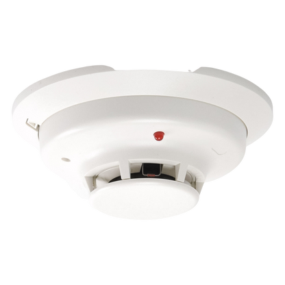 Detector fotoeléctrico de humo de 4 hilos con sensor térmico fijo a 57 grados C para paneles de incendio