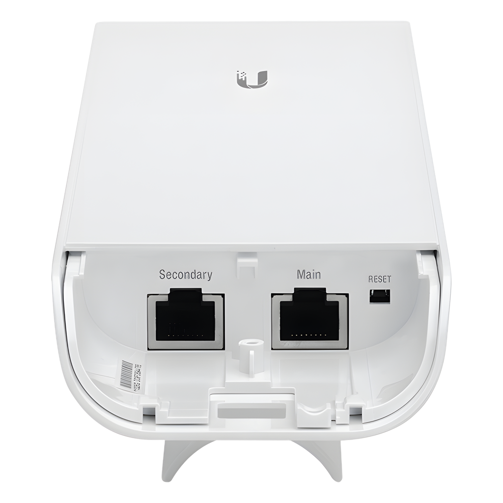 NanoStation airMAX M5 CPE, hasta 150 Mbps, frecuencia 5 GHz (5170-5875 MHz) con antena integrada de 16 dBi