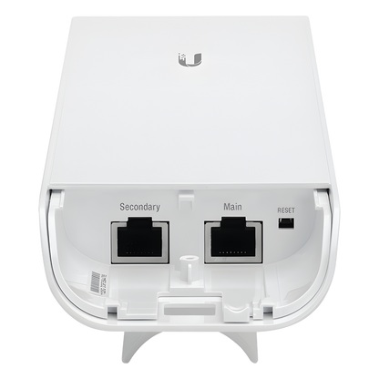 NanoStation airMAX M5 CPE, hasta 150 Mbps, frecuencia 5 GHz (5170-5875 MHz) con antena integrada de 16 dBi