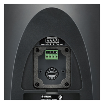 Altavoz de Montaje en Superficie, Woofer 8 Pulgadas | Tweeter 1 Pulgada | Bass-Reflex | IP35 | Ideal para Instalaciones Fijas | Par Color Negro