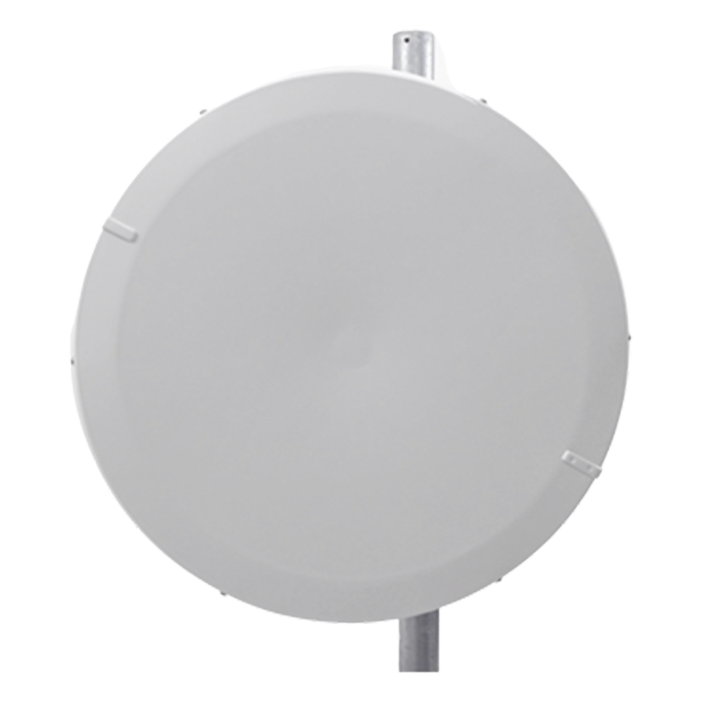 Antena Direccional de Alto Rendimiento/ Parábola profunda para mayor aislamiento al ruido / 29 dBi / 4.9 - 6.4 GHz / Conector de guía de onda para