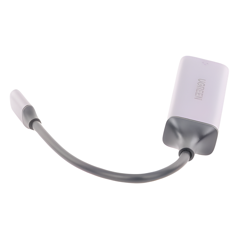 Adaptador de Red USB-C 3.1 (5 Gbps) a RJ45 | Thunderbolt 3 | Admite 10/100/1000 Mbps | Chip Inteligente | Amplia Compatibilidad | Caja de Aluminio |