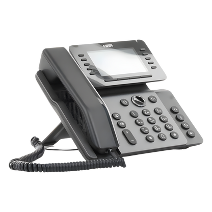 Teléfono IP Empresarial Esencial WiFi / Bluetooth, 20 líneas SIP, pantalla a color 4.3" ajustable, PoE, puertos Gigabit, conferencia local de 6 vías.