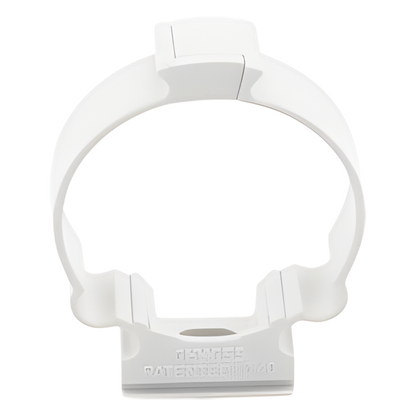 Soporte de collar (Abrazadera), PVC Auto-extinguible, cerrado para tubería de 40 mm