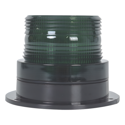Burbuja Brillante de Larga Vida Útil, con 8 LEDs Color Verde, Domo Verde, 12Vcd