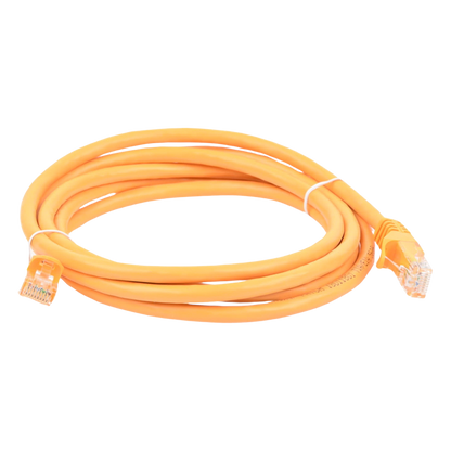 Cable de Parcheo UTP Cat6 - 2 Metros (6.56 Pies) - Amarillo