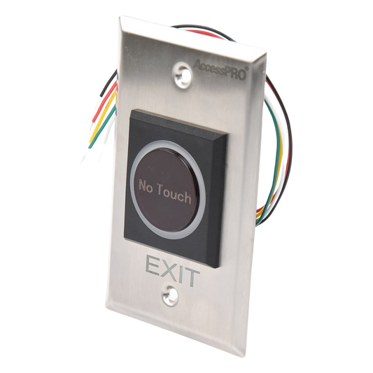 Botón de Salida sin Contacto con Control Remoto / Iluminación LED / Distancia de Detección Touch Ajustable
