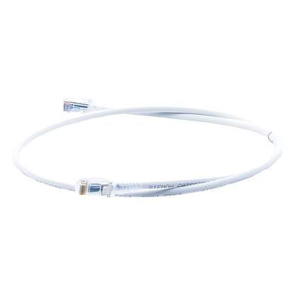 Patch Cord MC6 Modular Cat6 UTP, CM/LS0H, 0.91 Metros (3 Pies), Color Blanco, Versión Bulk (Sin Empaque Individual)