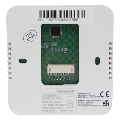 Controlador de temperatura de pared para fan coil de 2 o 4 tubos, salida on/off para válvula, control de ventilador manual o automático