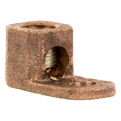 Terminal Tipo Lengüeta Recta de Cobre, Cal. 8 a 1/0 AWG, Orificio para perno de 5/16" (7.9mm)