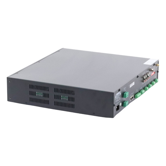 Amplificador Mezclador Matricial | 4 zonas | 240w por canal | 6 entradas | Receptor de medios