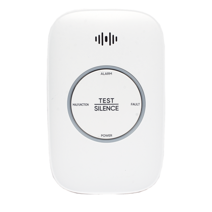 (HikFire) Detector de Gas Natural Metano (CH4) / Alarma Temprana / Salida para cierre de Válvula y/o activación de Ventilador / Protección IP30