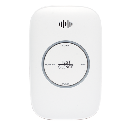 (HikFire) Detector de Gas Natural Metano (CH4) / Alarma Temprana / Salida para cierre de Válvula y/o activación de Ventilador / Protección IP30