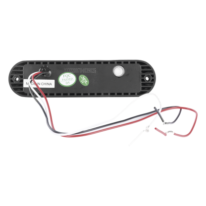 Luz Auxiliar Ultra Brillante IP67 de 6 LEDs, Color Ambar/Claro, con mica transparente y bisel negro