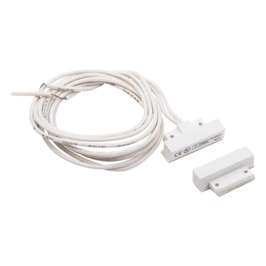 Contacto Magnético Ultra Compacto / GAP 13 mm (0.51 in) / Reed Switch NC / 12 VCC / Puertas y Ventanas