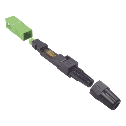 Conector Rápido de Instalación en Campo, Monomodo, SC/APC, Pre-Pulido, Re-Terminable, Ideal para Aplicaciones FTTx