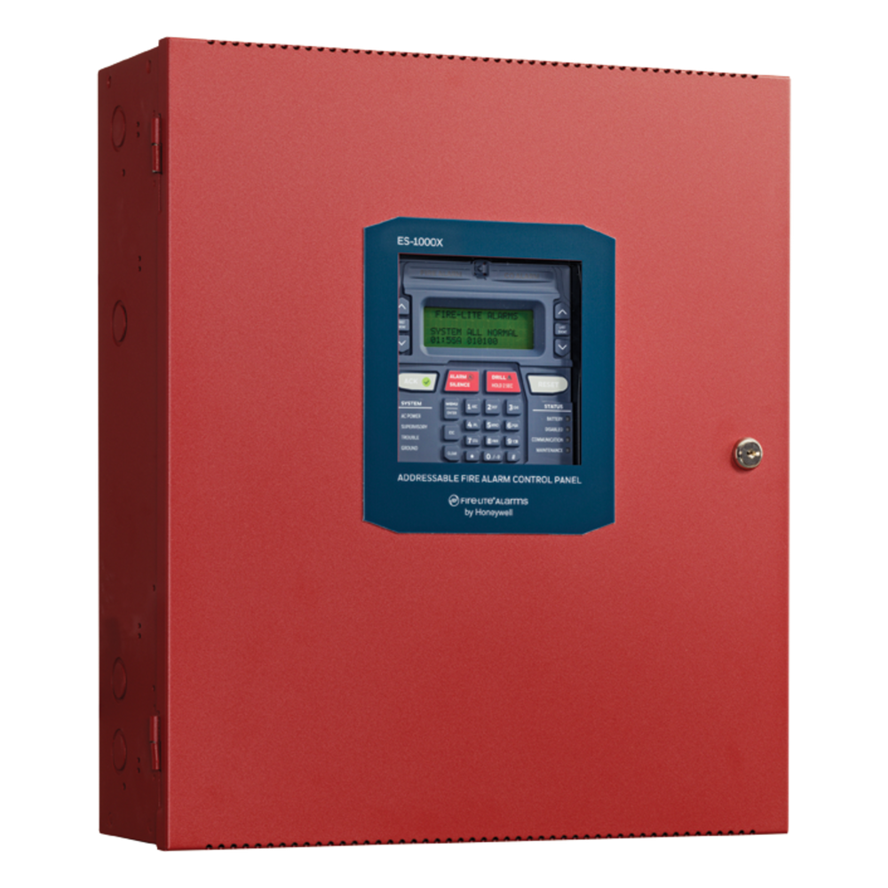 Panel de control de incendio direccionable sin comunicador preinstalado, 318 puntos por lazo SLC, expandible a 954 puntos