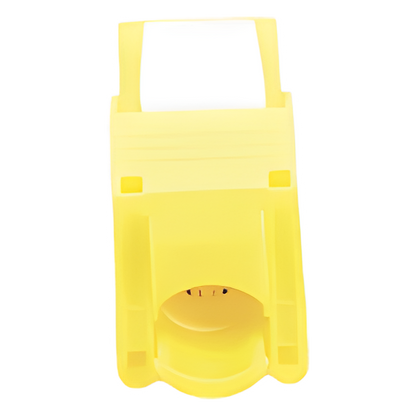 Módulo Jack Keystone Cat6A (Toolless), con Terminación en Ángulo 180 - Color Amarillo, Compatible con Faceplate y Patchpanel Linkedpro