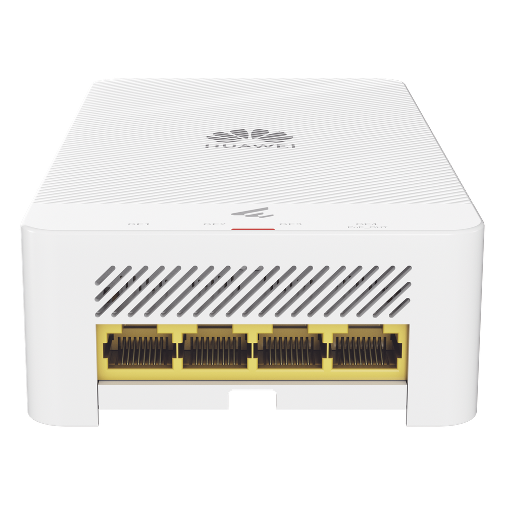 Punto de Acceso eKit Wi-Fi 6 para Pared / Hasta 128 Clientes / 2.9 Gbps / 1 Puerto Gigabit PoE in + 3 Puertos LAN Gigabit + 1 Puerto LAN PoE out