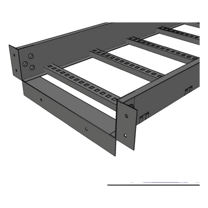Conector de Escalera de Aluminio a Tablero (Caja) / Peralte 3 1/4" / Ancho 12" / Incluye Tornillería (CHCEC314X912K)