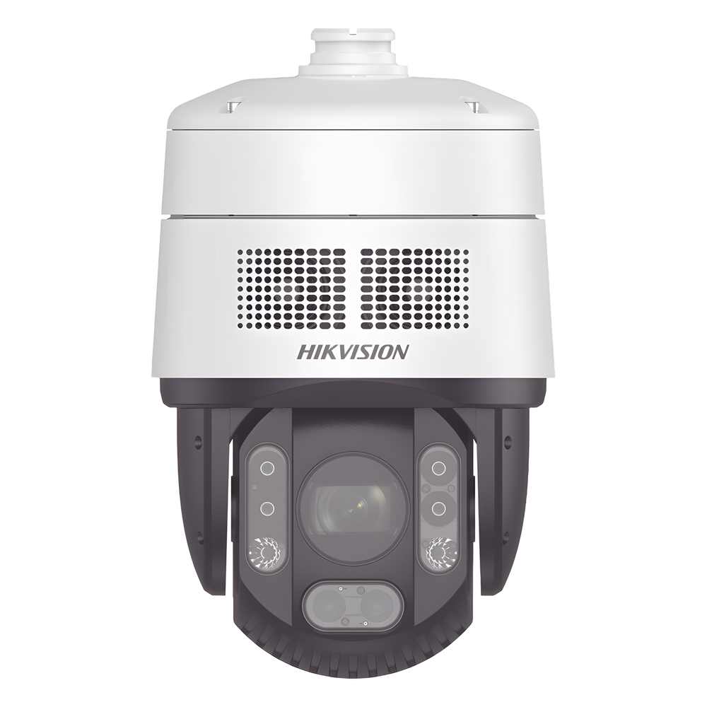 [PROTECCIÓN ACTIVA] Domo PTZ IP 4 Megapixel / 32X Zoom / 200 mts IR / Potente Alerta Audible y Luz Estroboscópica hasta 100 Metros / ACUSENSE / IP67