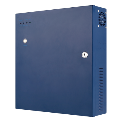 Fuente de poder profesional PoE (Power over Ethernet) de 8 puertos con capacidad total de 360W, diseñada específicamente para sistemas de