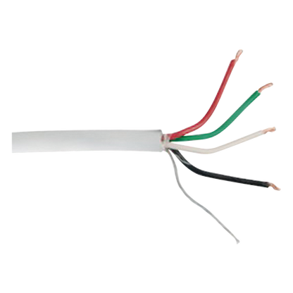 Bobina de 305 m (1000 ft) / Cable para Alarma 4x18 AWG / Blindado / Riser / Gris