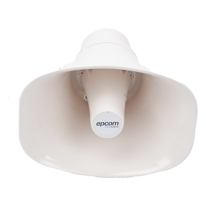 Altavoz para Exterior | Tipo Trompeta | 15-30W | 70/100V | IP66 | Material ABS | Bracket de Metal