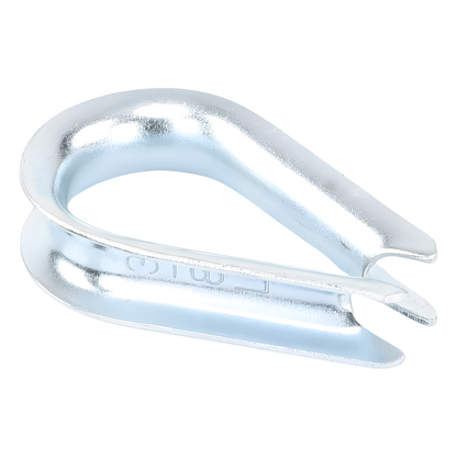 Cuello/ Guardacabo/ Rozadera para Cable de 3/8" de Acero Galv. por Inmersión