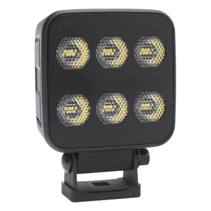 Luz de Trabajo de 6 LED, 6552 Lumenes, 12-24 VCD