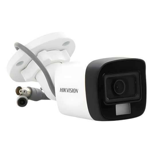 [Dual Light + ColorVu] Bala TURBOHD 2 Megapixel (1080p) / Lente 2.8 mm / 30 mts IR EXIR + 20 mts Luz Blanca / Micrófono Integrado / Gran Angular 101°