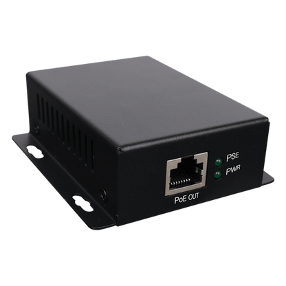 Inyector PoE Industrial / Ideal para Aplicaciones Solares / Entrada 9-32 Vcc / Salida PoE pasivo 24V / Conexión plug and play / Ideal para Enlaces