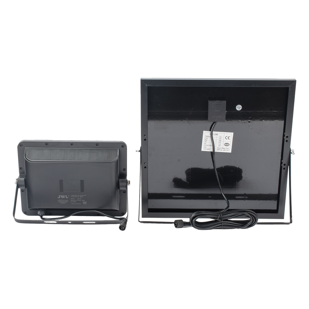 Reflector de 200 W con Panel Solar / Batería 3.2 V CD / T.C.C. 6 500 K / IP65.