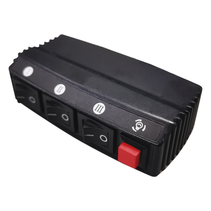 Switch de 4 interruptores para Encendido/Apagado y Control de patrones de destello