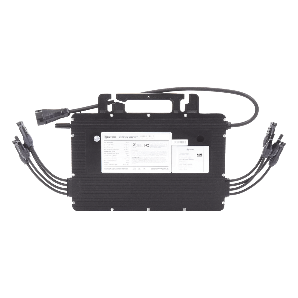 Microinversor 2 Kw, 220 Vca, para Interconexión a Red Eléctrica, IP67, Conexión para Cable Troncal, Soporta Oversizing a 4 Módulos de Hasta 670 W