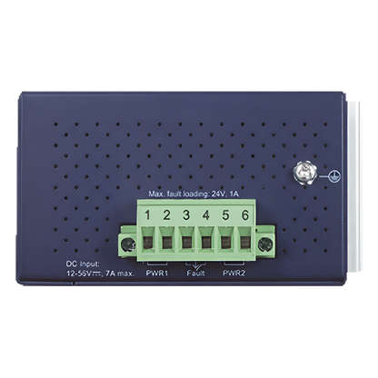 Switch PoE Industrial No Administrable de 4 Puertos PoE 10/100/1000T 802.3at, 2 Puertos SFP 10/1000X