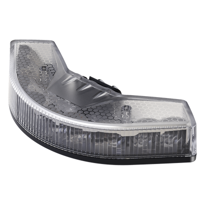 Luz Auxiliar Esquinera de 9 LED, Ambar, Lente Transparente, SAE