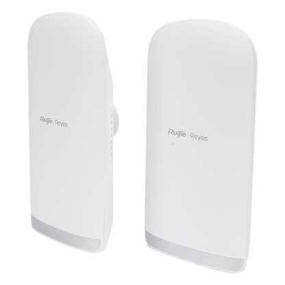 Kit Punto a Punto Ruijie RG-EST350G / Wi-Fi 5 (802.11ac Wave2) 867 Mbps / Antena 16 dBi MIMO 2x2 MU-MIMO / 3 Puertos Gigabit / Alcance 5 km (16,404