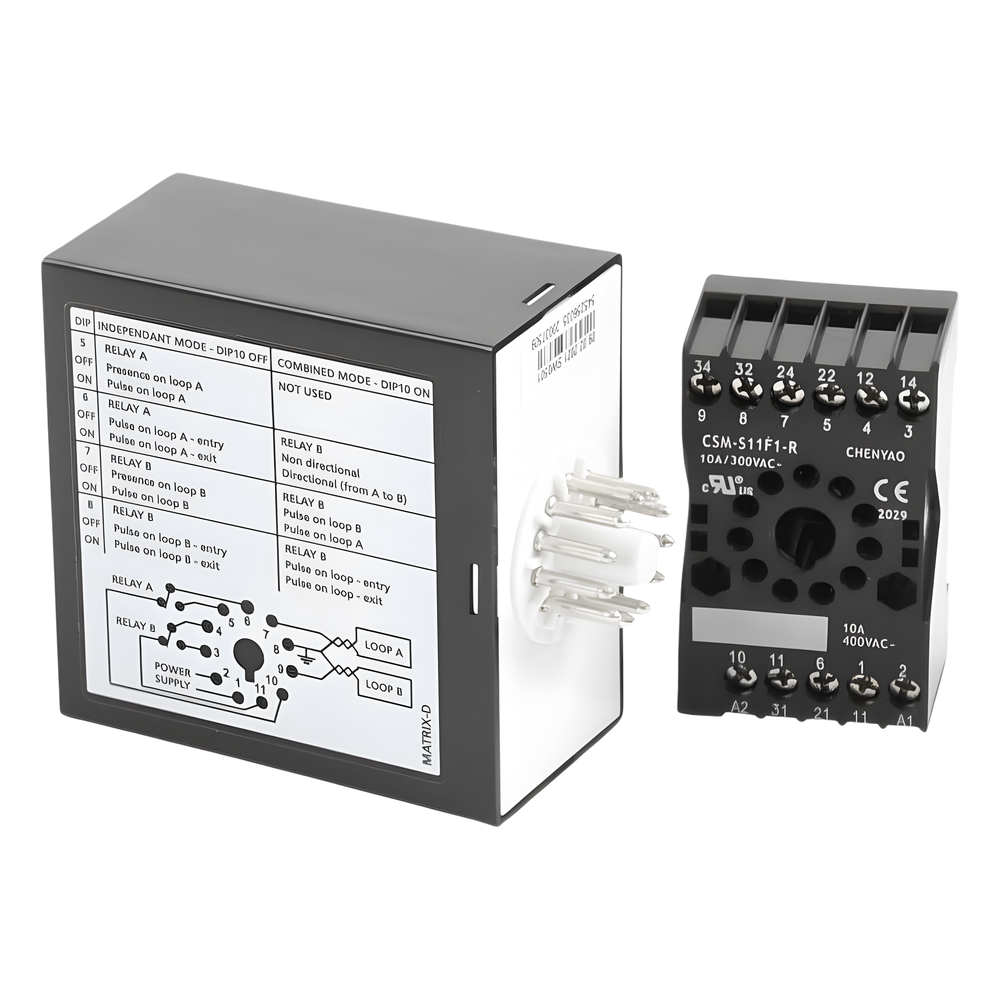 Sensor de masa para barreras de Dos Canales / Ideal para Accesos Vehiculares