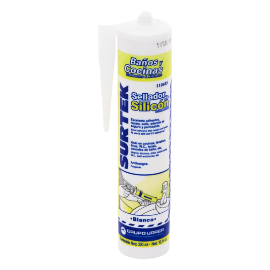 Silicón Para Baños y Cocinas /Color Blanco / Contenido 280 ml.
