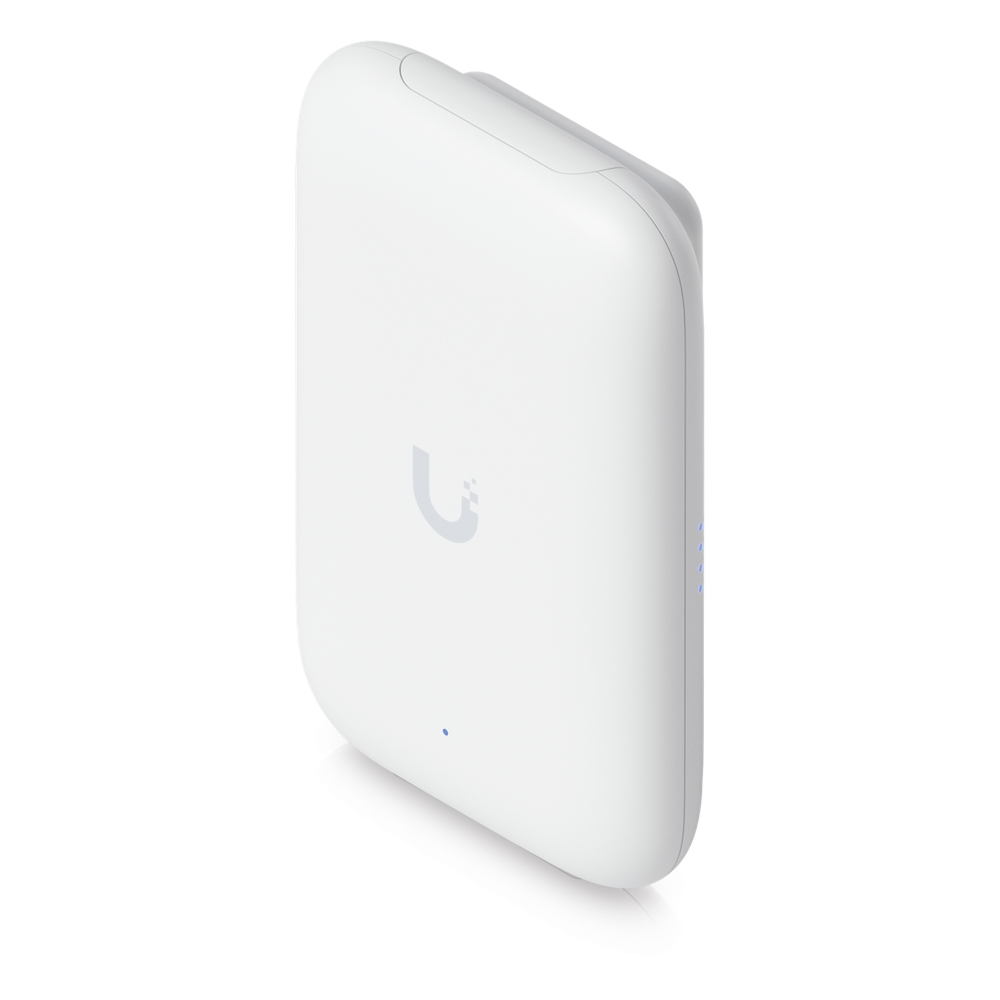 Access Point UniFi UK Ultra Navaja Suiza WiFi 5, MU-MIMO 2x2, instalación flexible, antena sectorial integrada, (2) conectores RP-SMA para antenas