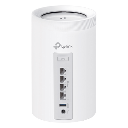 KIT 2 Routers Inalámbrico MESH Interior para Hogar / Triple Banda Wi-Fi 7 BE9300 Mbps / 2 Puerto 2.5 Gigabit WAN/LAN / 4 Antenas Internas / Operación