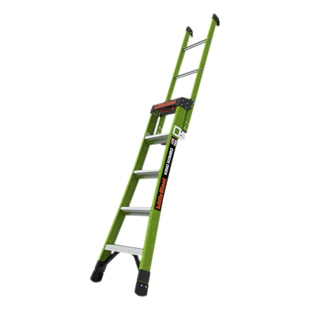 Escalera de Tijera 3 en 1 de 1.5 Metros, Fibra de Vidrio (SKU13905-001). Hecha en E.U.A. (Versión 2.0)